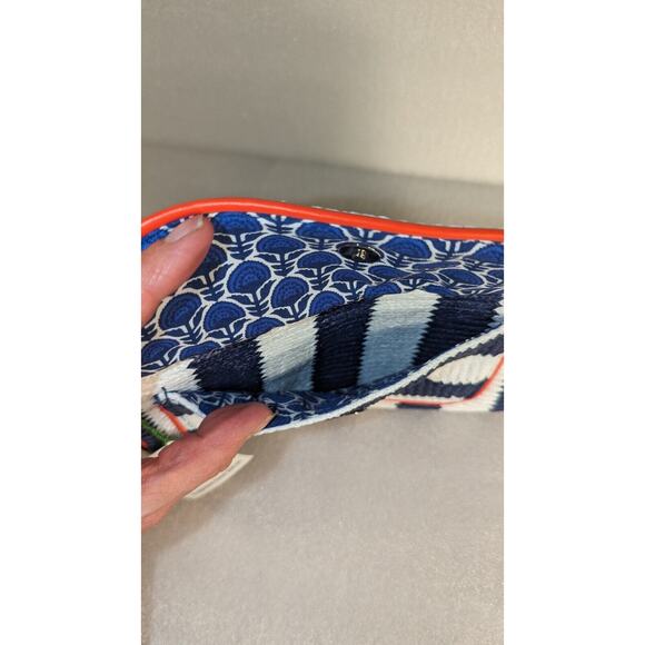 NWT Vera Bradley Striped Wristlet * NAVY STRIPE * Nautical Wallet Clutch NEW - Picture 4 of 5